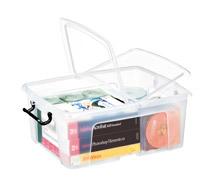 BOÎTE DE RANGEMENT EN PLASTIQUE STRATA - 24 LITRES - LOT DE 5