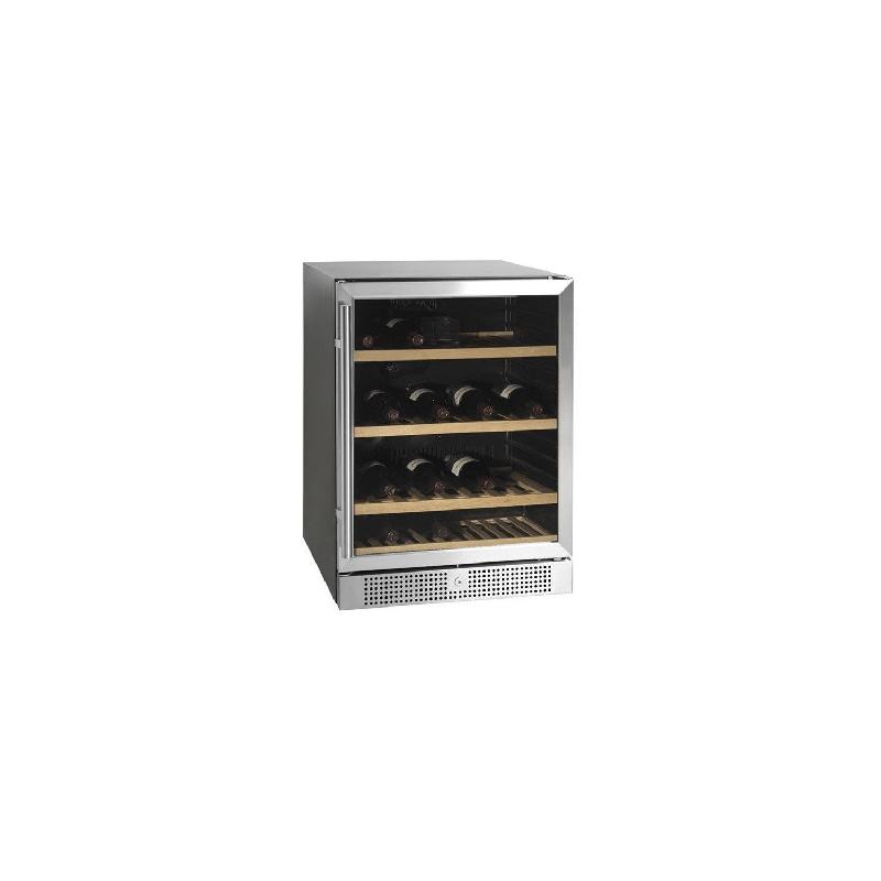 Cave inox à vin 57 Litres PRO 1 zone, 1 porte vitrée, 90 W, 220 V - MONO_0