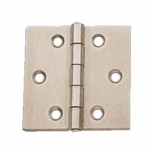 CHARNIÈRE CARRÉE SIMPLE FEUILLE 70X70MM X25 BRICOZOR