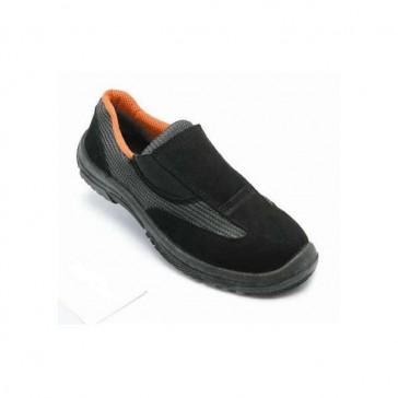 Chaussures de sécurité basses S1 P SRC - cuir velours noir - pointure 41 - Bossi Industrie_0