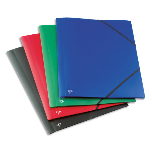 CHEMISE 3 RABATS ET ELASTIQUE 1ER PRIX - POLYPROPYLENE 4/10E - 24 X 32 CM - COLORIS ASSORTIS - LOT DE 20