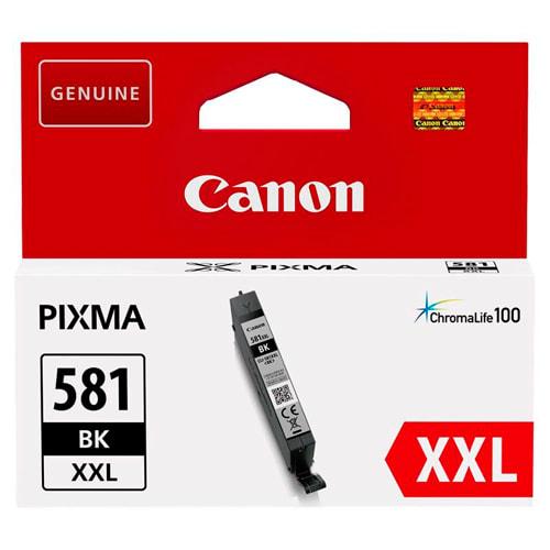 Canon cartouche jet d'encre 581 noir XXL - Référence 1998C001 - Compatible avec imprimantes Pixma_0