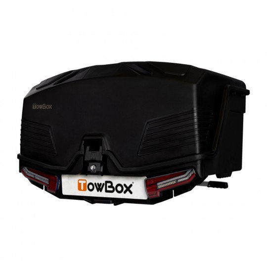 Coffre d'attelage pouvant transporter jusqu'à 58 kg ou 330 litres de marchandises - Towbox V5_0