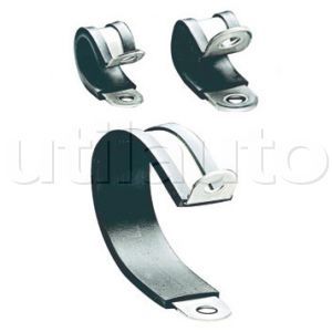 Colliers de fixation - serflex - diamètre nominal 6 mm - acier galvanisé avec protection caoutchouc - 868006_0