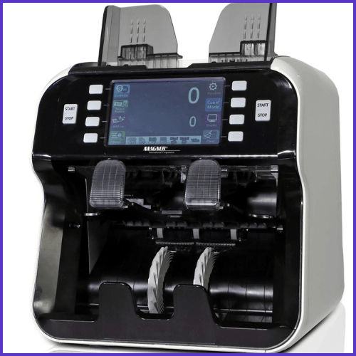 Compteuse de billets Magner 155V - Détecteurs UV, MG, IR, US, CIS - 1500 billets/min_0