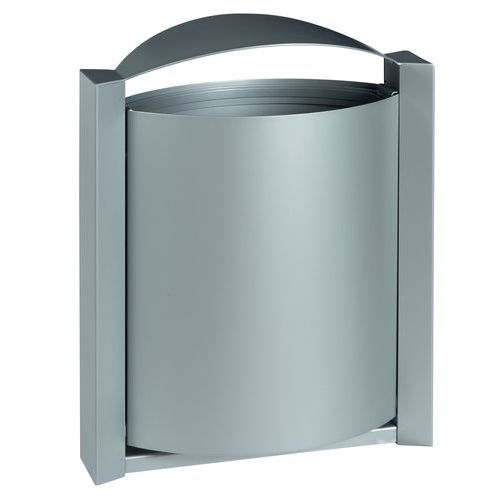 CORBEILLE D'EXTÉRIEUR MURALE 40L LIGNE ARKEA GRIS - ROSSIGNOL PRO