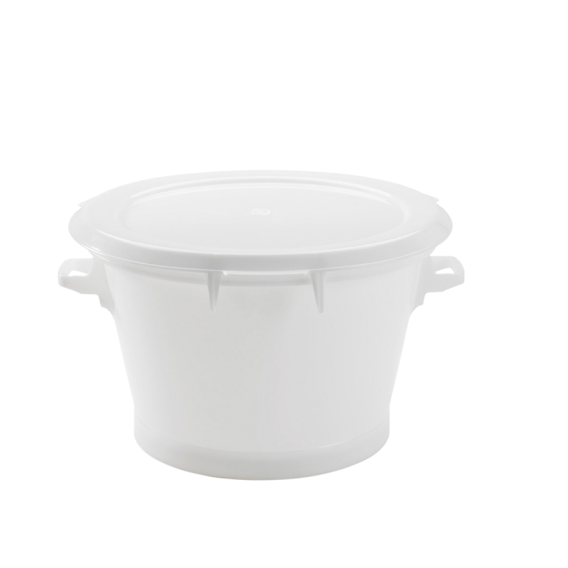 Couvercle plat pour conteneur alimentaire HACCP 75L Gilac - Blanc_0