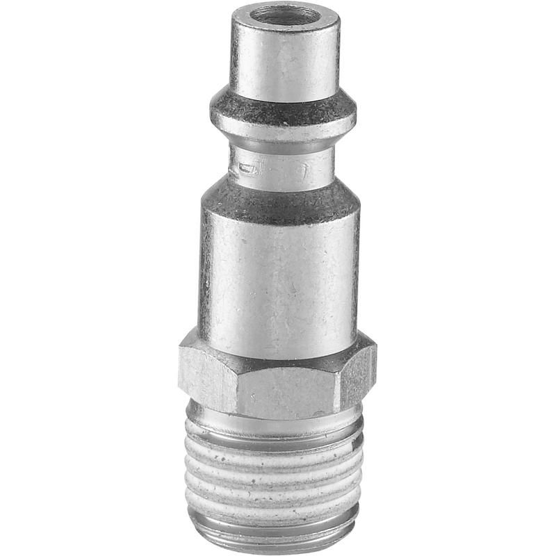 EMBOUT MALE FILETE 1/4 GAZ BSPT PRETEFLONNE UE10