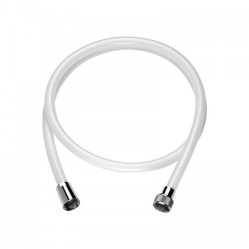 FLEXIBLE ARMÉ FF1/2'' PVC BLANC OPAQUE - LONGUEUR 0,80 M DELABIE