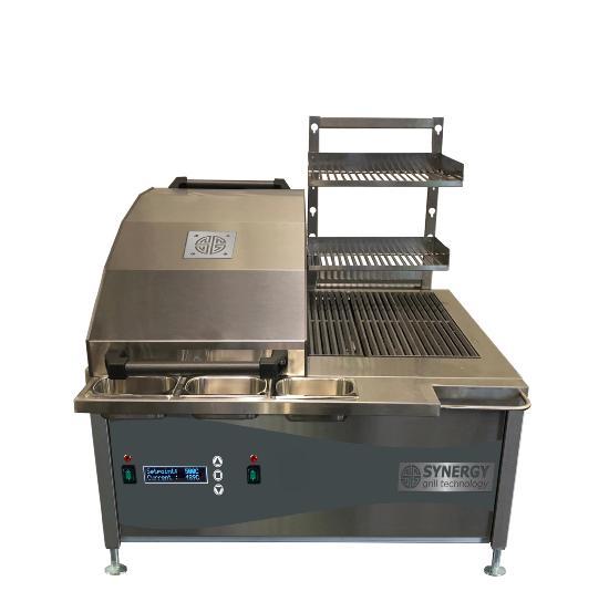 Grill à viande à gaz avec 2 capot et 2 brûleur - 905x835x690 mm - CGO900D_0