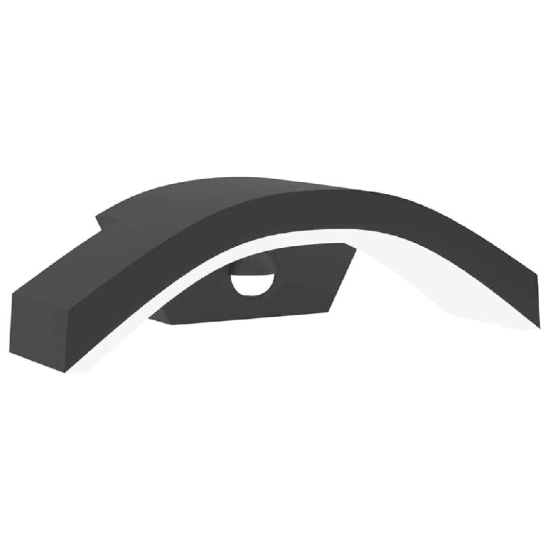 Helloshop26 - Applique murale LED d'extérieur avec capteur infrarouge 27,5 x 7 x 10 cm en aluminium noir 02_0056592 - rouge 3000239597439_0