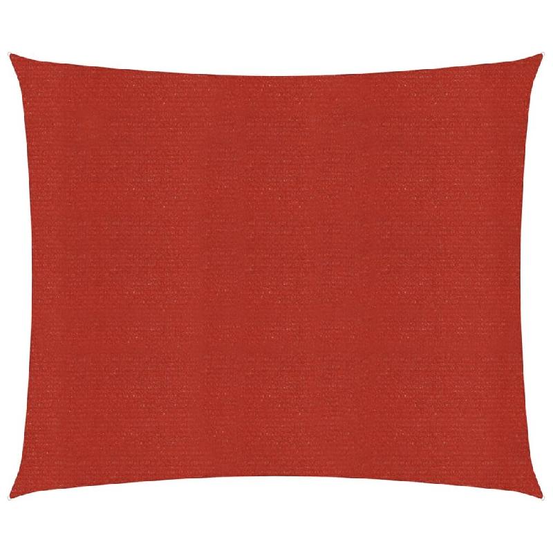 Helloshop26 - Voile toile d'ombrage parasol 160 g/m² rouge 6 x 6 m PEHD 02_0009291 - rouge 3000501882720_0
