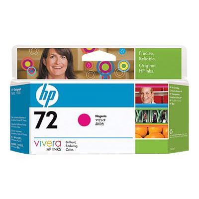 HP 72 - 130 ML - MAGENTA - ENCRE A COLORANTS - ORIGINALE - DESIGNJET - CARTOUCHE D'ENCRE - POUR DESIGNJET SD PRO MFP, T1100, T1120, T1200, T1300, T1708, T2300, T620, T770, T790, T795