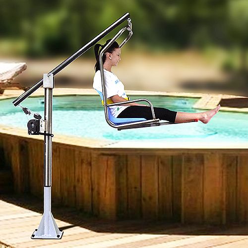 Lève-personne handicapé pour spa hors sol - système automatique de sécurité antichute - Jointec H2D - Réf : PP04-3_0