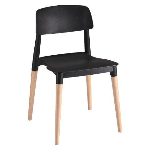 LOT DE 2 - CHAISE OREA NOIRE