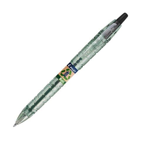 LOT DE 2 - STYLO BILLE PILOT B2P ECOBALL RÉTRACTABLE POINTE 1 MM NOIR