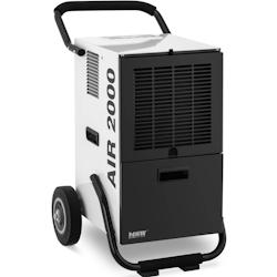 MSW - MSW Déshumidificateur Professionnel 50l/24h Surfaces 90 m2 Air Brassé 560 m3/h Réservoir 5,69 l et LED Séchoir de chantier - blanc acier 406_0