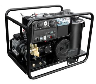 Nettoyeur haute pression Thermic 10 HW - Eau chaude - Pompe linéaire 3 pistons céramiques - Moteur diesel Lombardini 15LD400_0