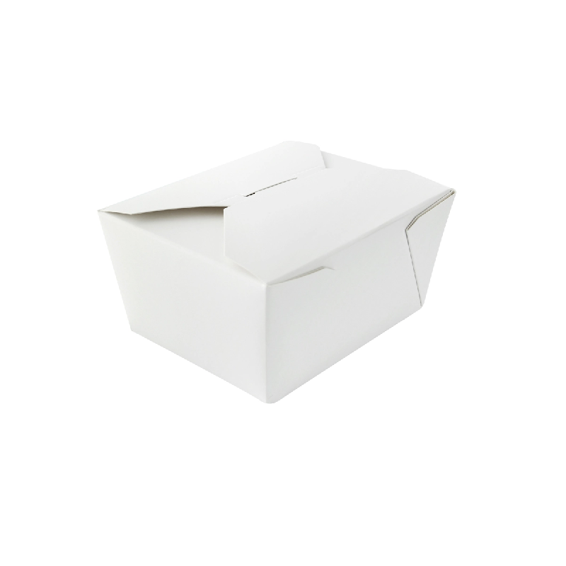 Packnwood FHC - 450Pcs - Boîte repas carton blanc - 130x107x67mm 750ml - marron en carton 210BIO1_0