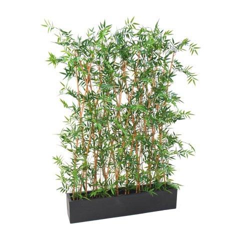 PLANTE ARTIFICIELLE D’INTÉRIEUR ET EXTÉRIEUR - HAIE DE BAMBOU JAPONAIS H.160 CM