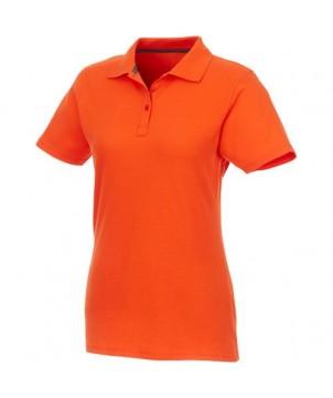 POLO MANCHES COURTES FEMME HELIOS ORANGE - TEXTILES MODE PERSONNALISÉS