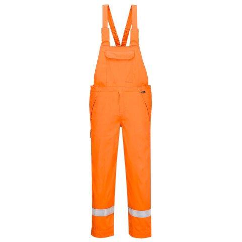 PORTWEST FR418 COTTE À BRETELLES MULTIRISQUES 280G ORANGE - TAILLE M