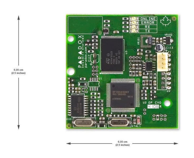 PXVDMP3 PARADOX ALARME ANTI-VOL VDMP3 MODULE DE COMBINATEUR VOCAL POUR CENTRALES