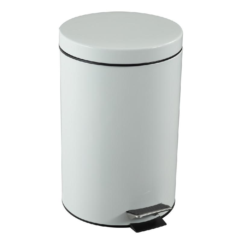 ROSSIGNOL Poubelle a pedale essencia - 14l - blanc_0
