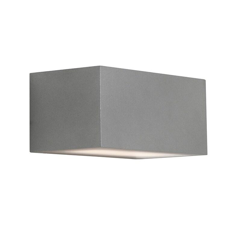 ROSSINI ILLUMINAZIONE Applique Led Double Émission Rufy 24W 4000K Ip65 - Structure En Aluminium Gris Avec Diffuseur En Verre - Éclairage Extérieur_0