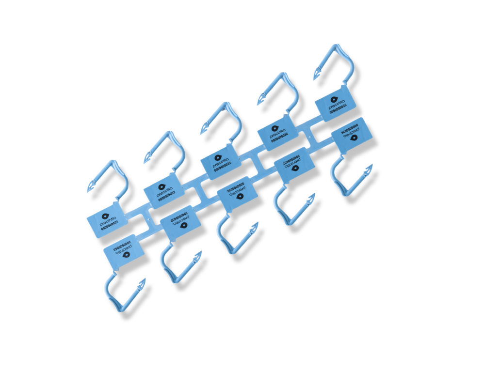 Scellé de sécurité en plastique type cadenas - Hand-Lok - Precintia, polypropylène, marquage laser ou jet d'encre_0