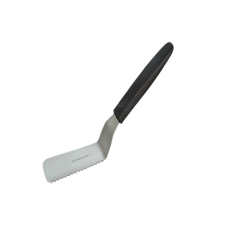 Schneider - Palette à gâteau ondulée, émoussée, taille : 50 x 100 mm - noir inox 260021_0