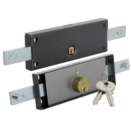 SERRURE À TRINGLES POUR PORTE DE GARAGE ET RIDEAU MÉTALLIQUE ISEO CITY