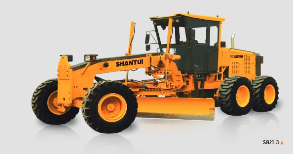 Niveleuse SG21-3 Shantui - Moteur Cummins - 9260×2600×3400 mm_0