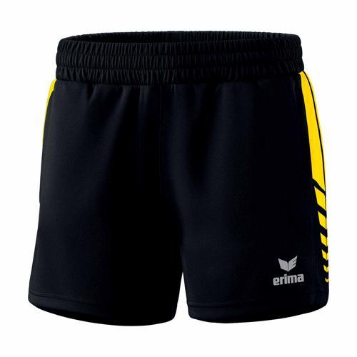 SHORT FEMME - ERIMA - WORKER SIX WINGS NOIR/JAUNE
