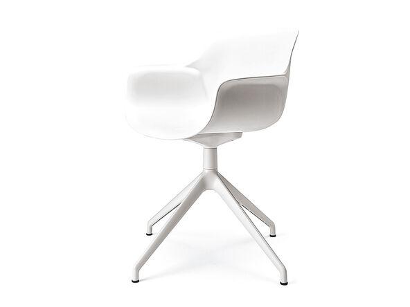 Fauteuil de collectivité écoresponsable - pied pyramidal en alu - Abril Forma 5_0