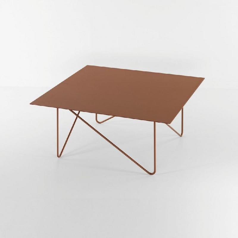 Table basse SHAPE acier couleur cuivre_0