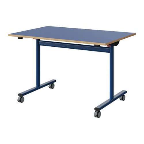 TABLE MALIBU RAB. 120X80 T6 DL ST ALAISÉ BLEU U525/BLEU 5005 - MANUTAN EXPERT