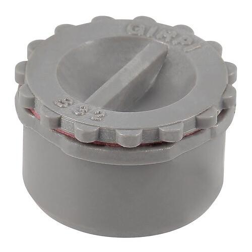 TAMPON DE VISITE PVC GRIS - DIAMÈTRE 32 MM - B32M GIRPI