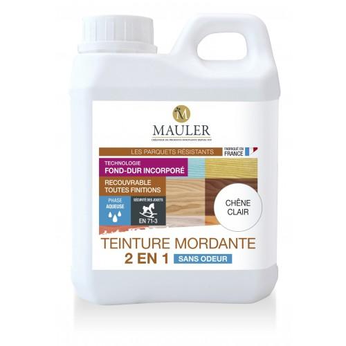 TEINTURE MORDANTE 2 EN 1 - NOYER CLAIR – 1 LITRE MAULER
