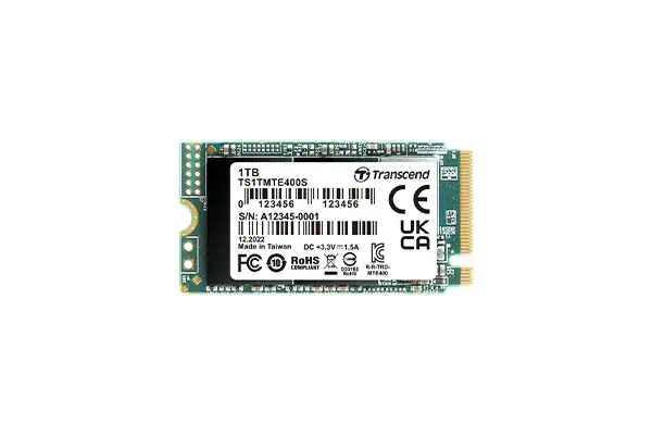 TRANSCEND pcie ssd 400s 1 to m.2 pci express nvme 3d nand_0