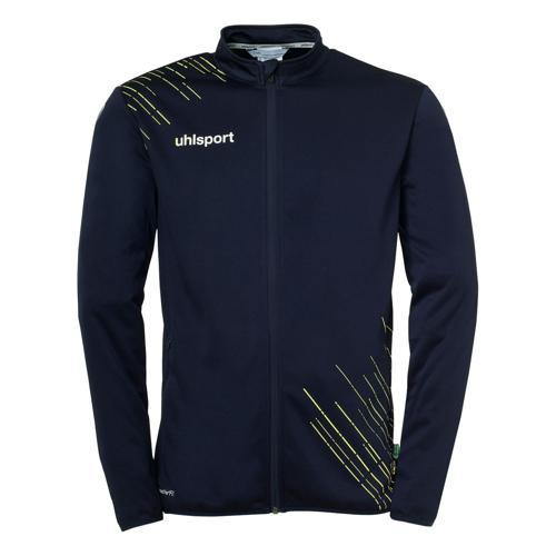 VESTE CLASSIC ENFANT - UHLSPORT - SCORE 26 BLEU MARINE/JAUNE FLUO