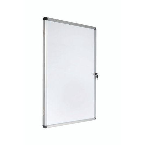 VITRINE D'INTÉRIEUR MANUTAN 1 PORTE - FOND ALUMINIUM - MANUTAN EXPERT