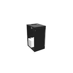 Rossignol - Meuble de tri sélectif ALITRI pour restaurants collectifs - Noir acier - Réf. 53326_0