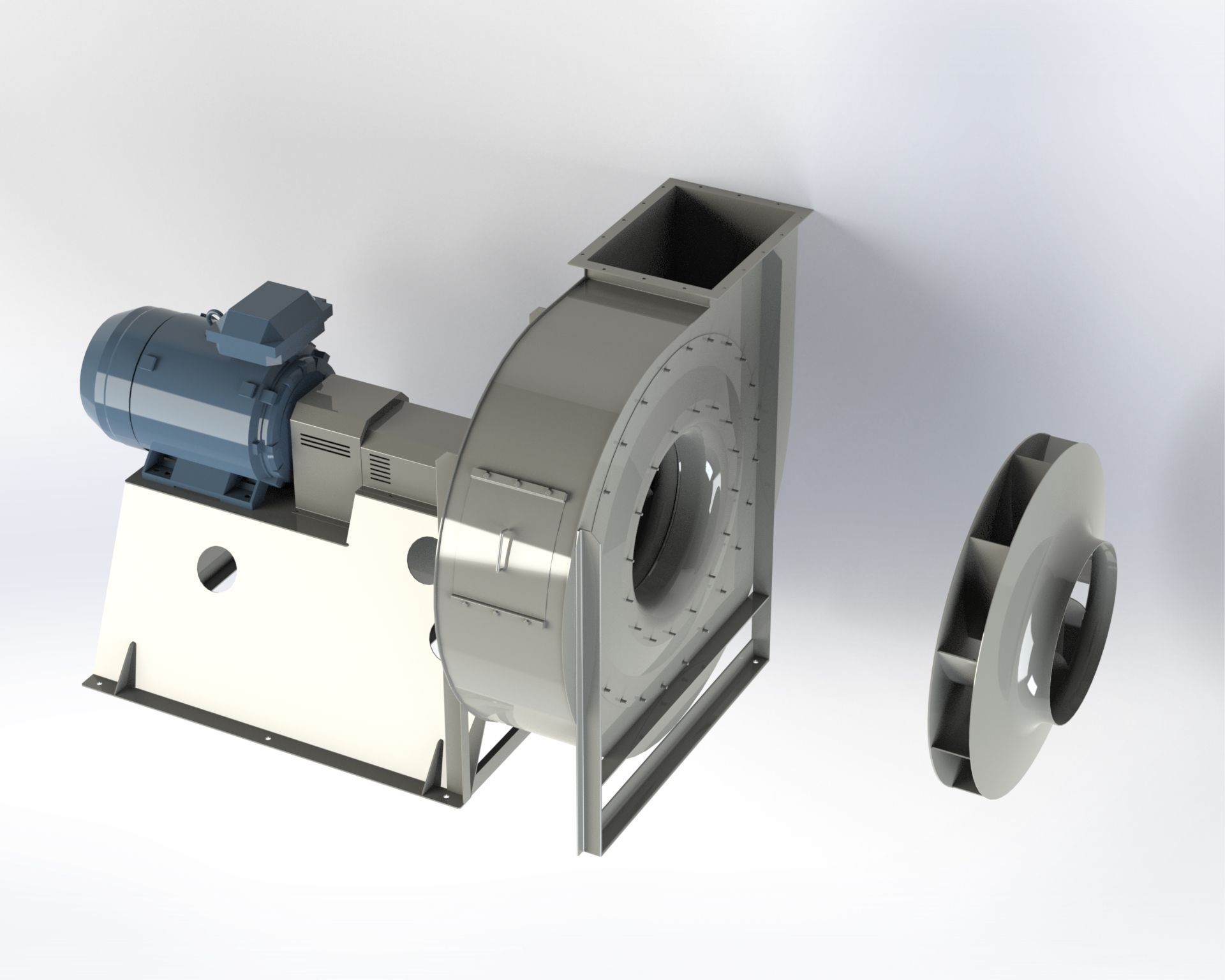 Aprl/n8 1001 - ventilateur centrifuge industriel - euroventilatori - moyenne et haute pression_0