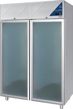 Armoire réfrigérée double température 0/+10  / -18/-22 - 2 portes vitrées - 1400 l - sans groupe logé - DA1400PNVSG-3_0