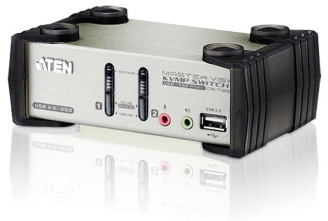 Switch KVM de bureau ATEN CS1732B - VGA/USB - Accès à 2 UC - Résolution jusqu'à 2048x1536_0