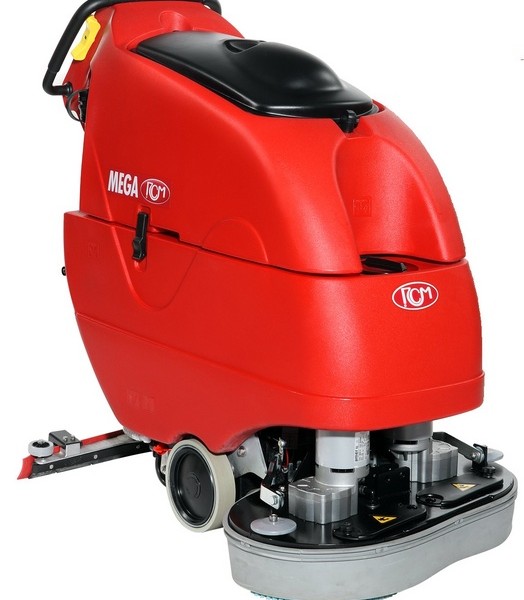 Autolaveuse accompagnée MEGA I 552 - 540 mm - 2 brosses - 60L - batteries_0