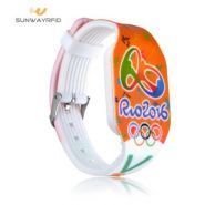 Bracelet RFID en silicone 13.56MHz - Sunway Smartech - impression polychrome et ajustable_0