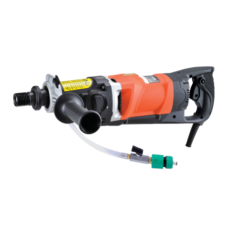 Carotteuse moteur de forage manuel DM 6D - Forage D80mm à la main et D160mm avec bâti - Monophasé 230V, 200W, 3 vitesses_0