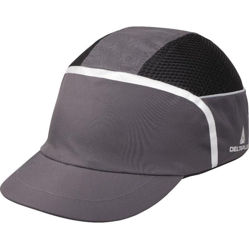 Casquette anti-heurt ergonomique Kaizio - coque en PP surmoulée TPE - maille mesh aérée - visière 5 cm_0